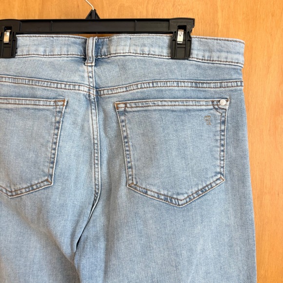 Pilcro Straight Leg Jeans Womens 29 Light Blue High Rise Denim Anthropologie - Picture 2 of 10